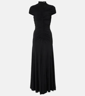 Alaia Gathered maxi dress