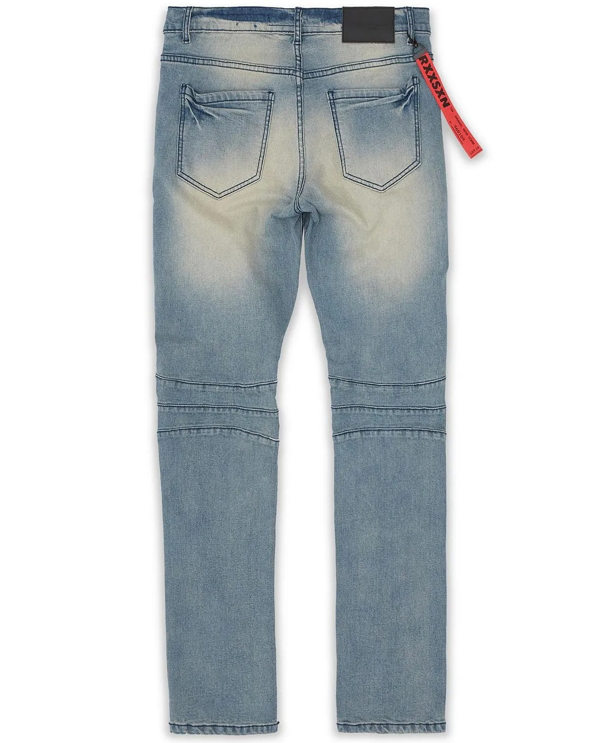 Alto Moto Men's Big and Tall Reason Denim Skinny Jeans