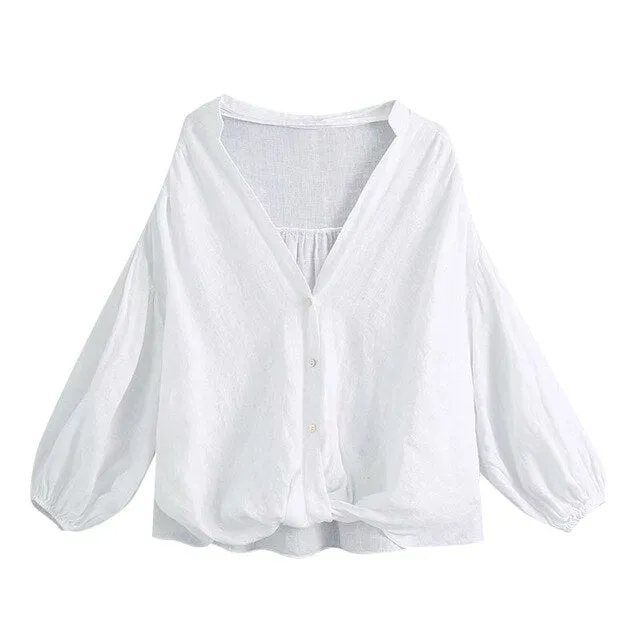 ASYMMETRIC BLOUSE