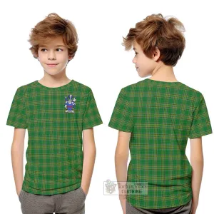 Bareth Irish Clan Kid T-Shirt with Coat of Arms