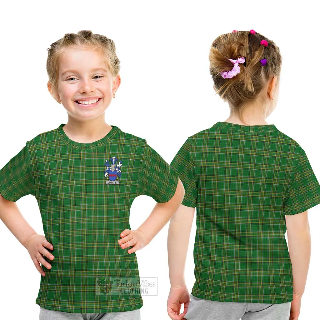 Bareth Irish Clan Kid T-Shirt with Coat of Arms