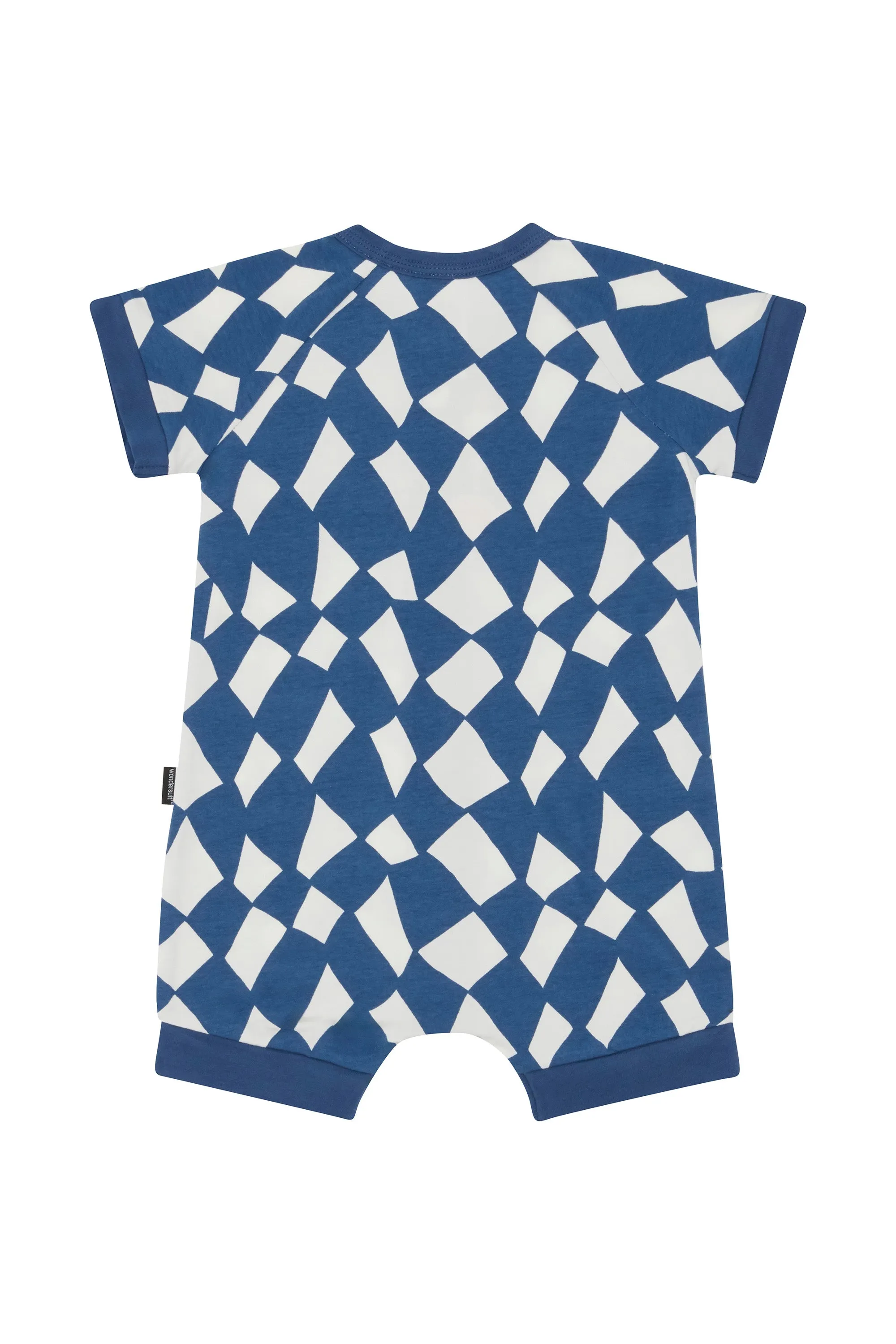 Bonds Zip Romper - Cubic Cascade Navy