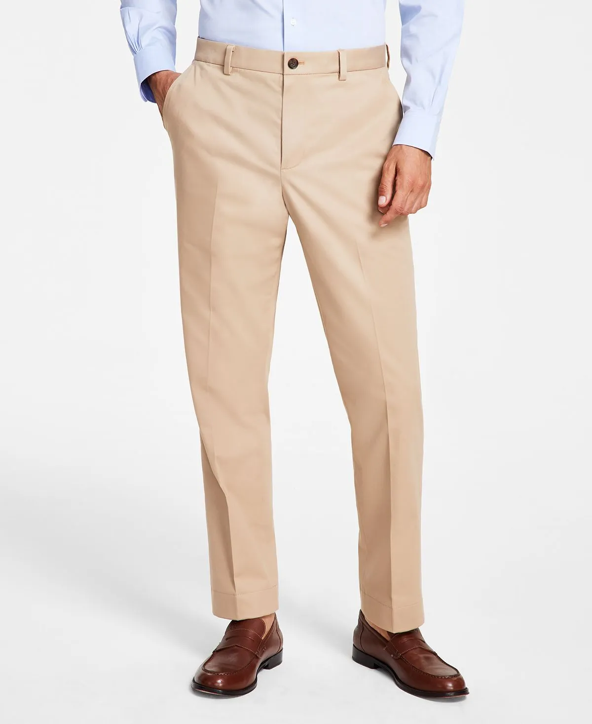 Brooks Brothers Men's Regular Fit Stretch Cotton Chinos