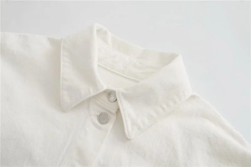 CROPPED IRREGULAR BLOUSE