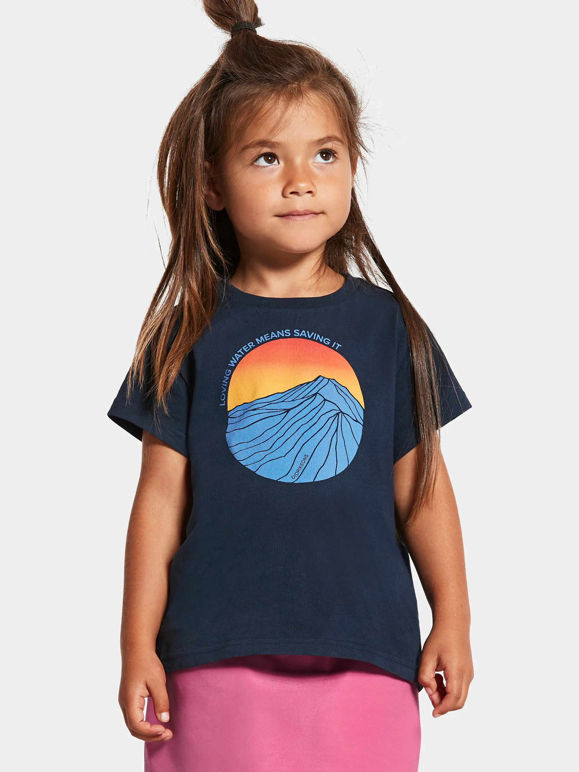 Didriksons Fröet Kids&#x27; T-Shirt 2 Navy | Buy Didriksons Fröet Kids&#x27; T-Shirt 2 Navy here | Outnorth
