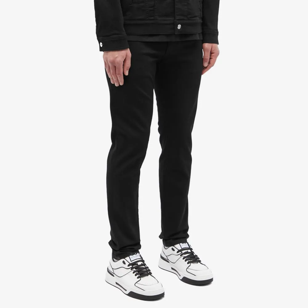 Dolce & Gabbana Slim Fit Denim Jeans, Black
