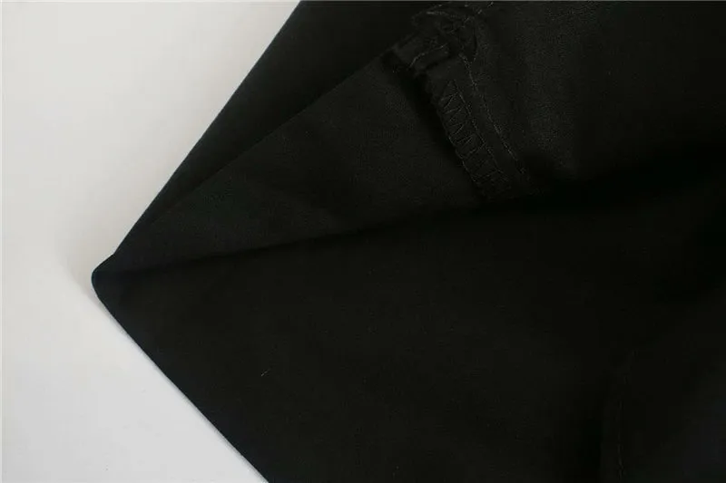 ELASTIC TRIM RUFFLED CROPPED BLOUSE
