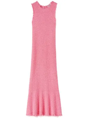 EMBROIDERED SLEEVELESS MAXI DRESS
