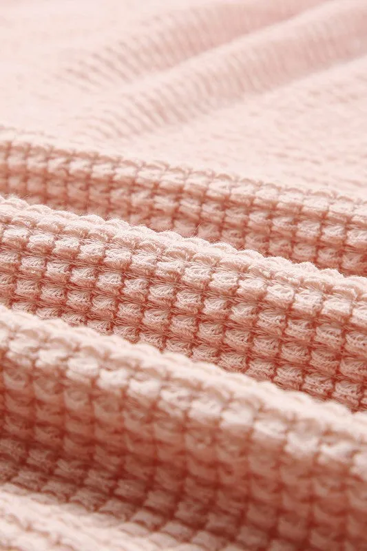 Fall Poncho Top - Pink