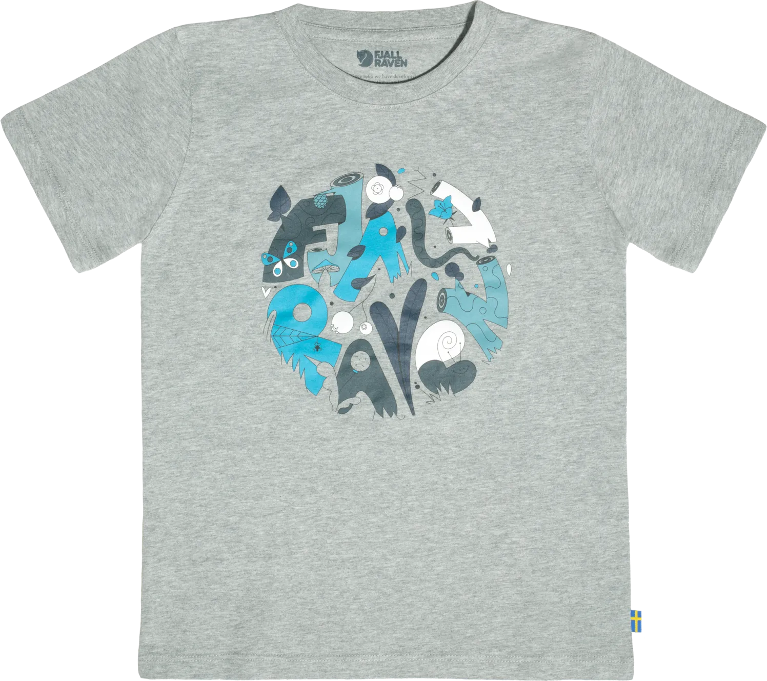 Fjällräven Kids&#x27; Forest Findings T-Shirt Grey-Melange | Buy Fjällräven Kids&#x27; Forest Findings T-Shirt Grey-Melange here | Outnorth