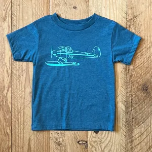 Flying Walrus - Toddler Triblend T-Shirt (Deep Teal)