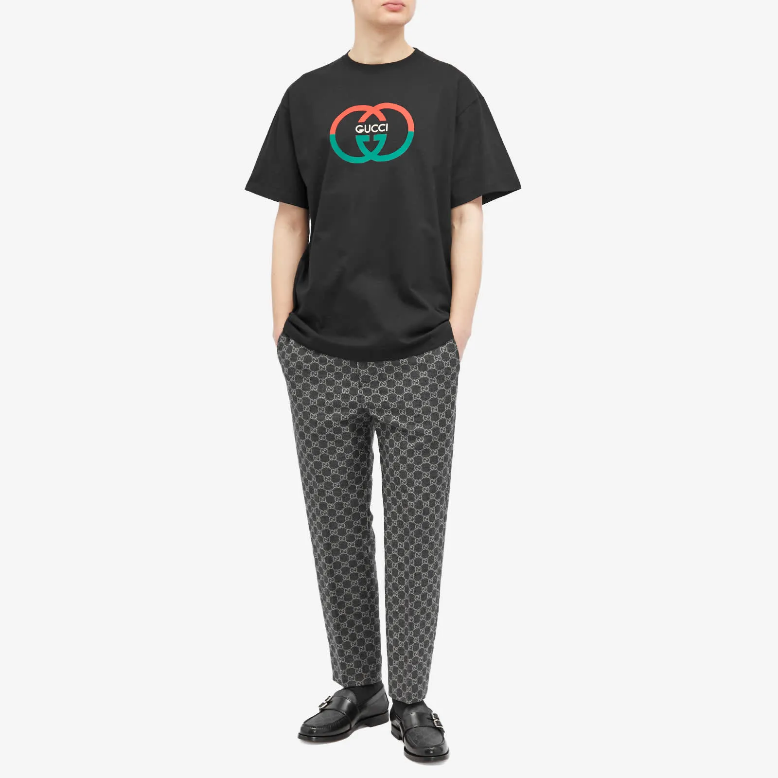 Gucci Interlocking Logo T-shirt, black