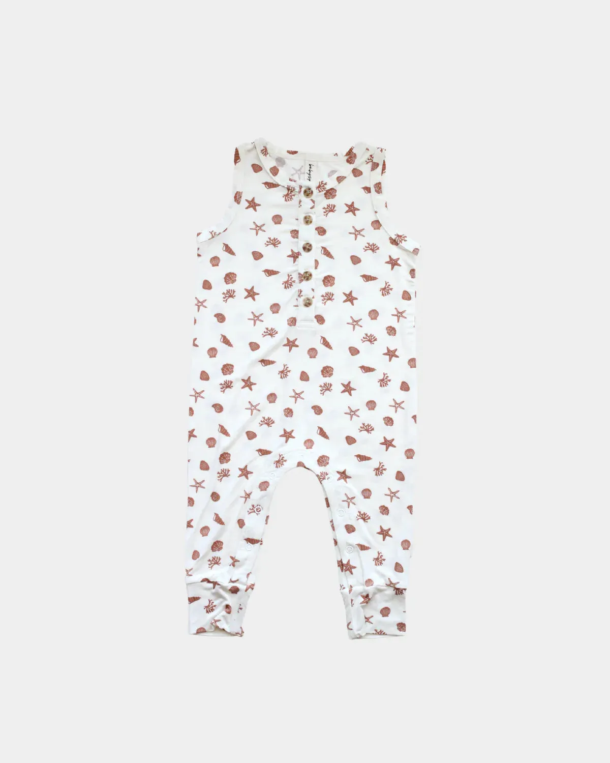 Henley Tank Romper Baby Sprouts
