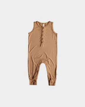 Henley Tank Romper Baby Sprouts