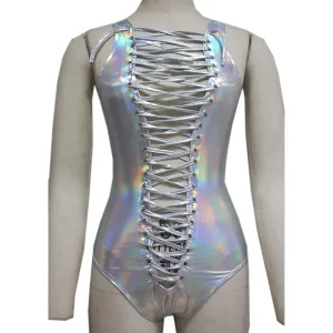 Holographic Rave Bodysuit