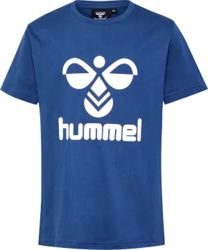 Hummel Kids&#x27; hmlTRES T-Shirt Short Sleeve Blue Surf | Buy Hummel Kids&#x27; hmlTRES T-Shirt Short Sleeve Blue Surf here | Outnorth