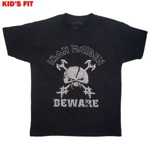 Iron Maiden "Beware" Glitter Print Kid's T shirt
