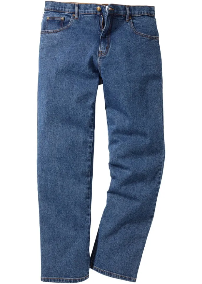 John Baner Jeanswear Regular Fit Stretch Straight Jeans, Blue