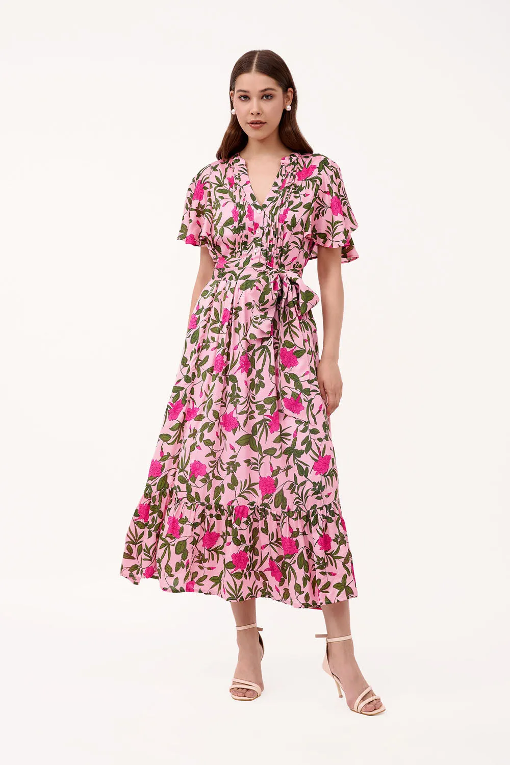 Leni Maxi Dress - Tuscan Garden Primrose