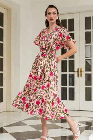 Leni Maxi Dress - Tuscan Garden Primrose