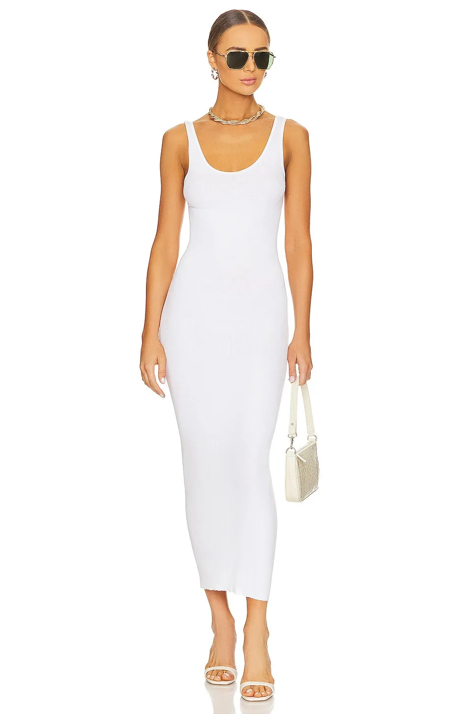 Maxi dress Enza Costa Maxi Tank Dress, white