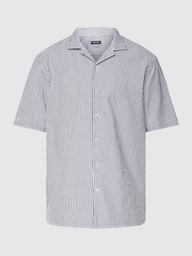McNeal Striped Regular Fit Casual Shirt, White