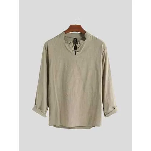 Mens Vintage-Inspired Medieval Long Sleeve T-Shirts