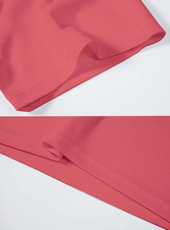Men's Regular Fit Polo Neck Half Sleeve Solid Uniform T-Shirt | Polo T-Shirt for Men (Carrot)