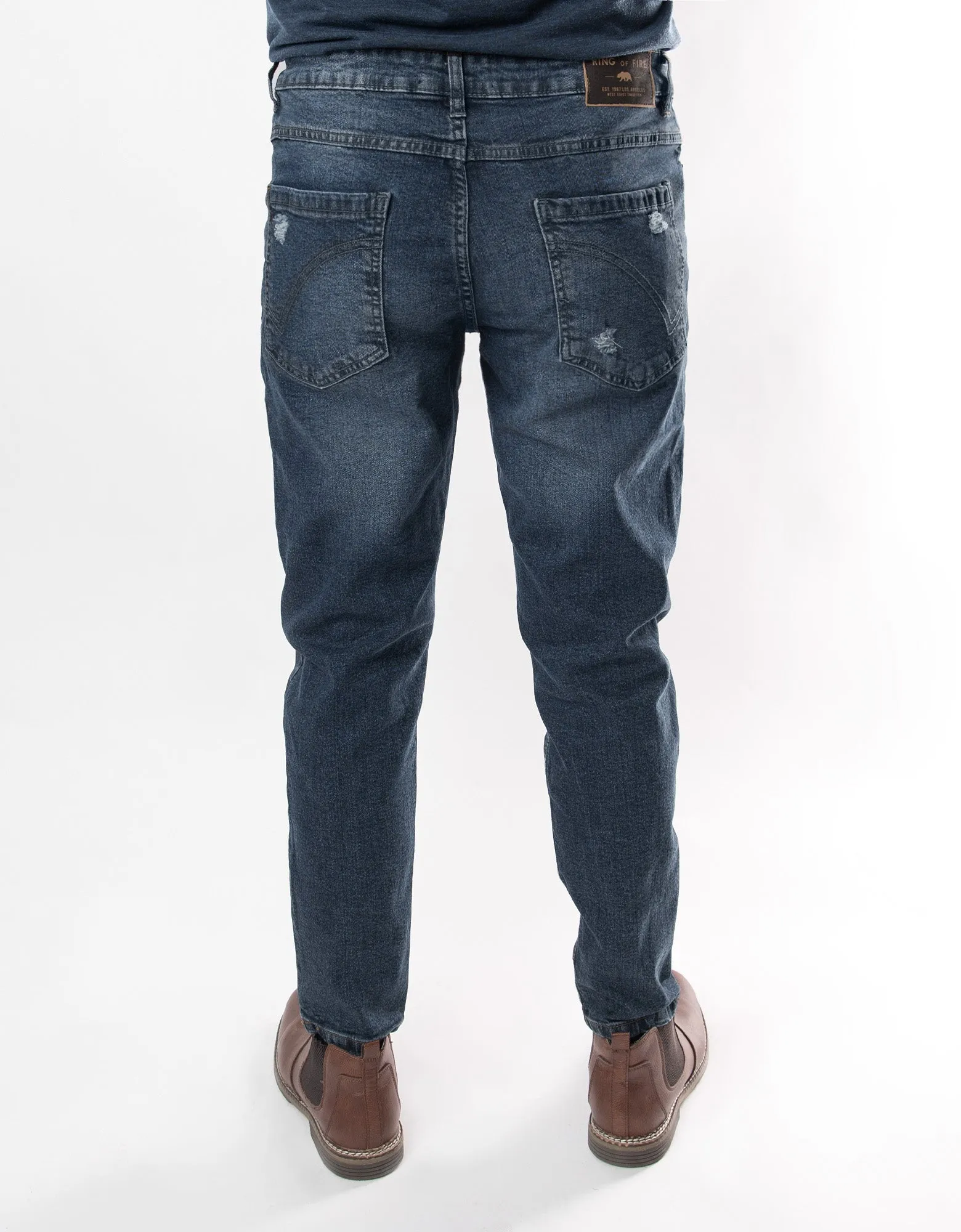 MEN'S SLITHER RIPPED SLIM FIT JEANS
