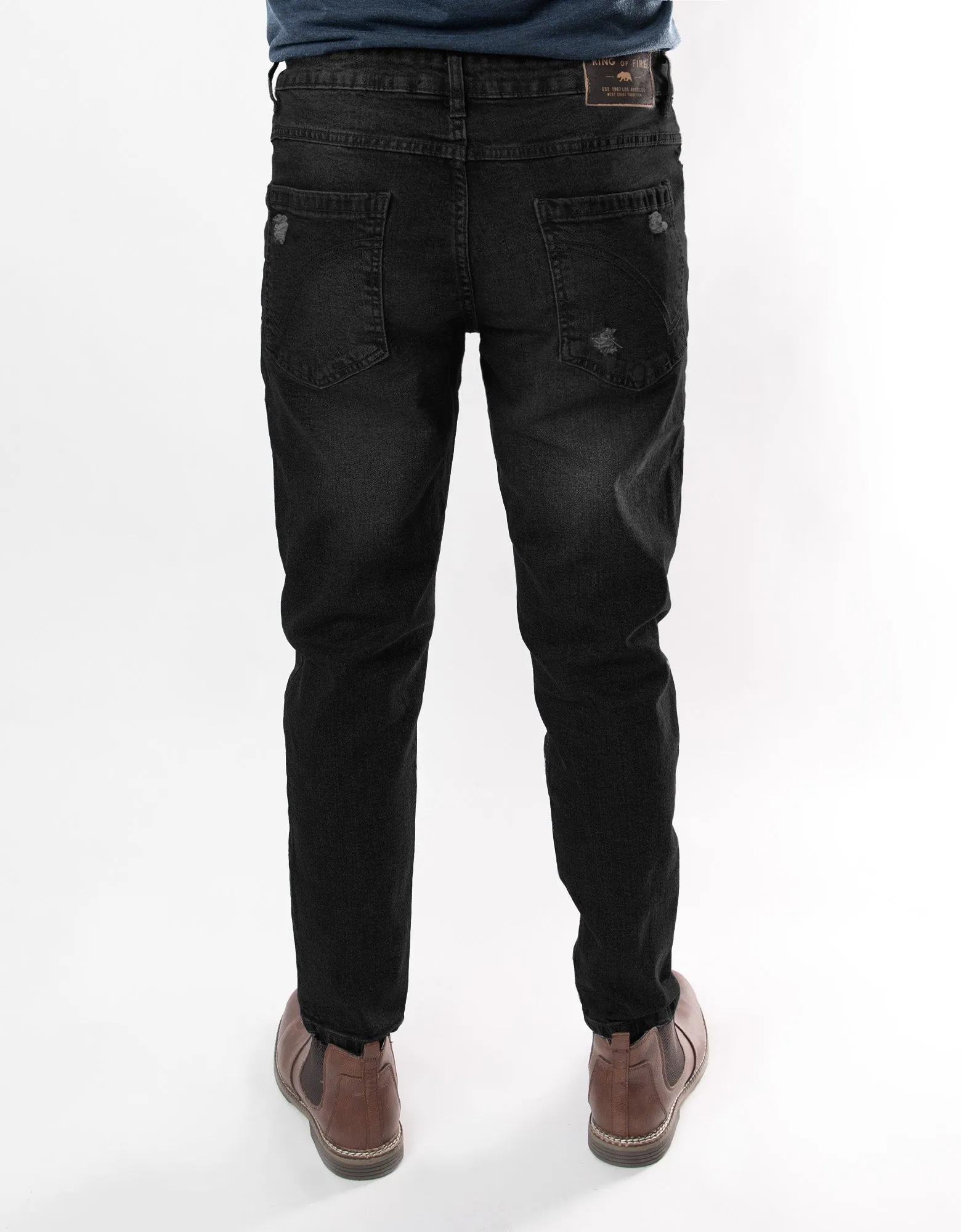 MEN'S SLITHER RIPPED SLIM FIT JEANS