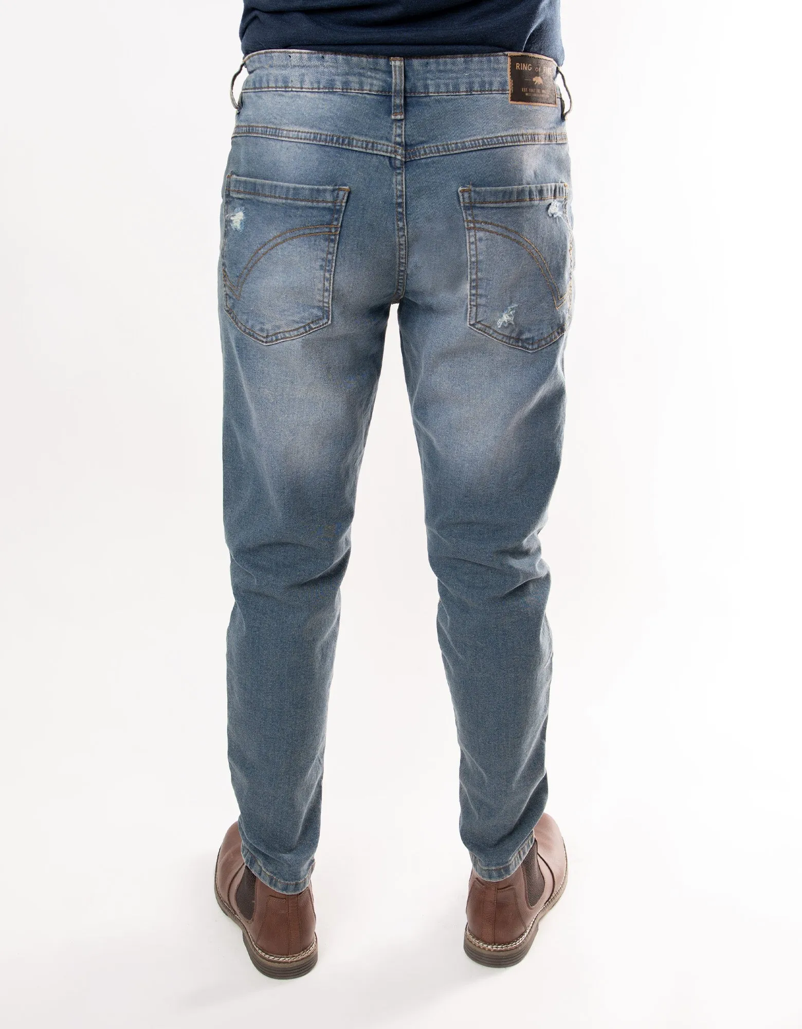 MEN'S SLITHER RIPPED SLIM FIT JEANS