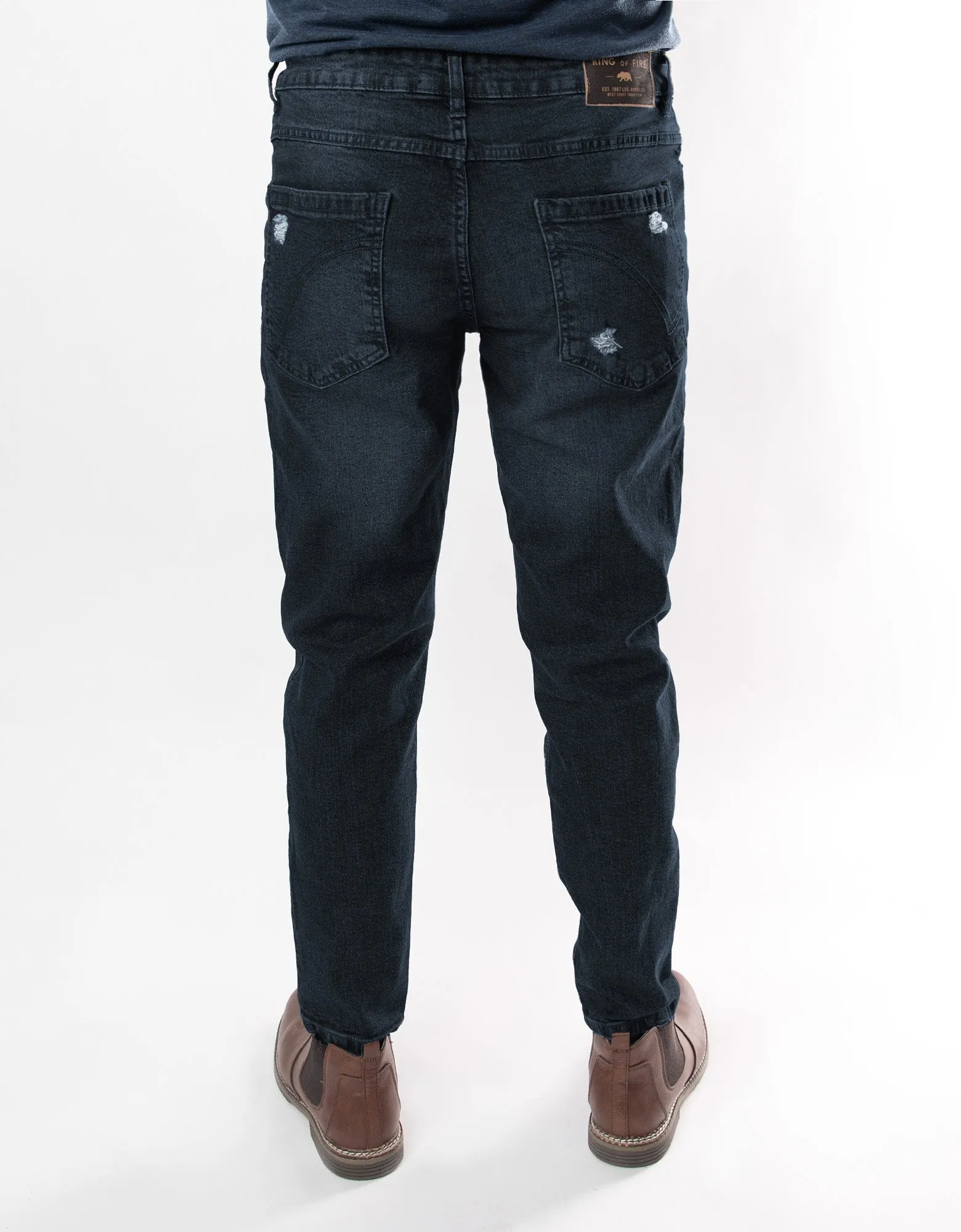 MEN'S SLITHER RIPPED SLIM FIT JEANS
