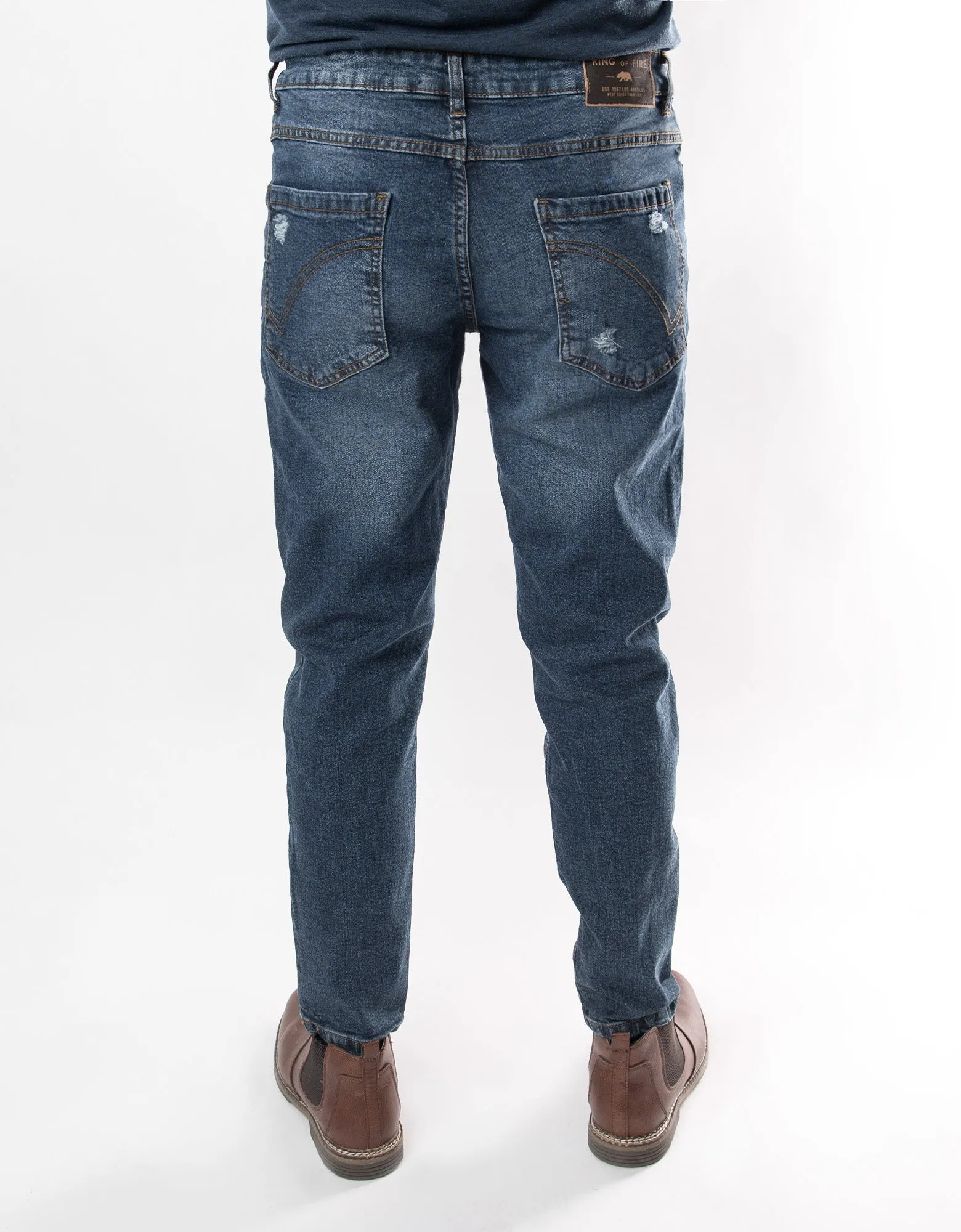 MEN'S SLITHER RIPPED SLIM FIT JEANS