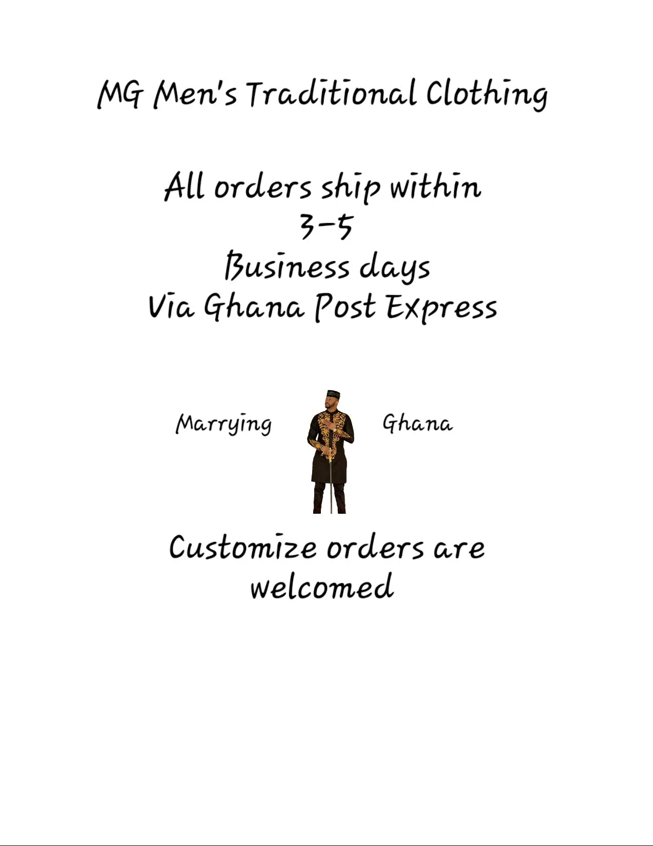 MG Men's Traditional African Wear/ Kafka, African Suit T32