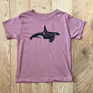 Orca whale - Toddler Triblend T-Shirt (Mauve)