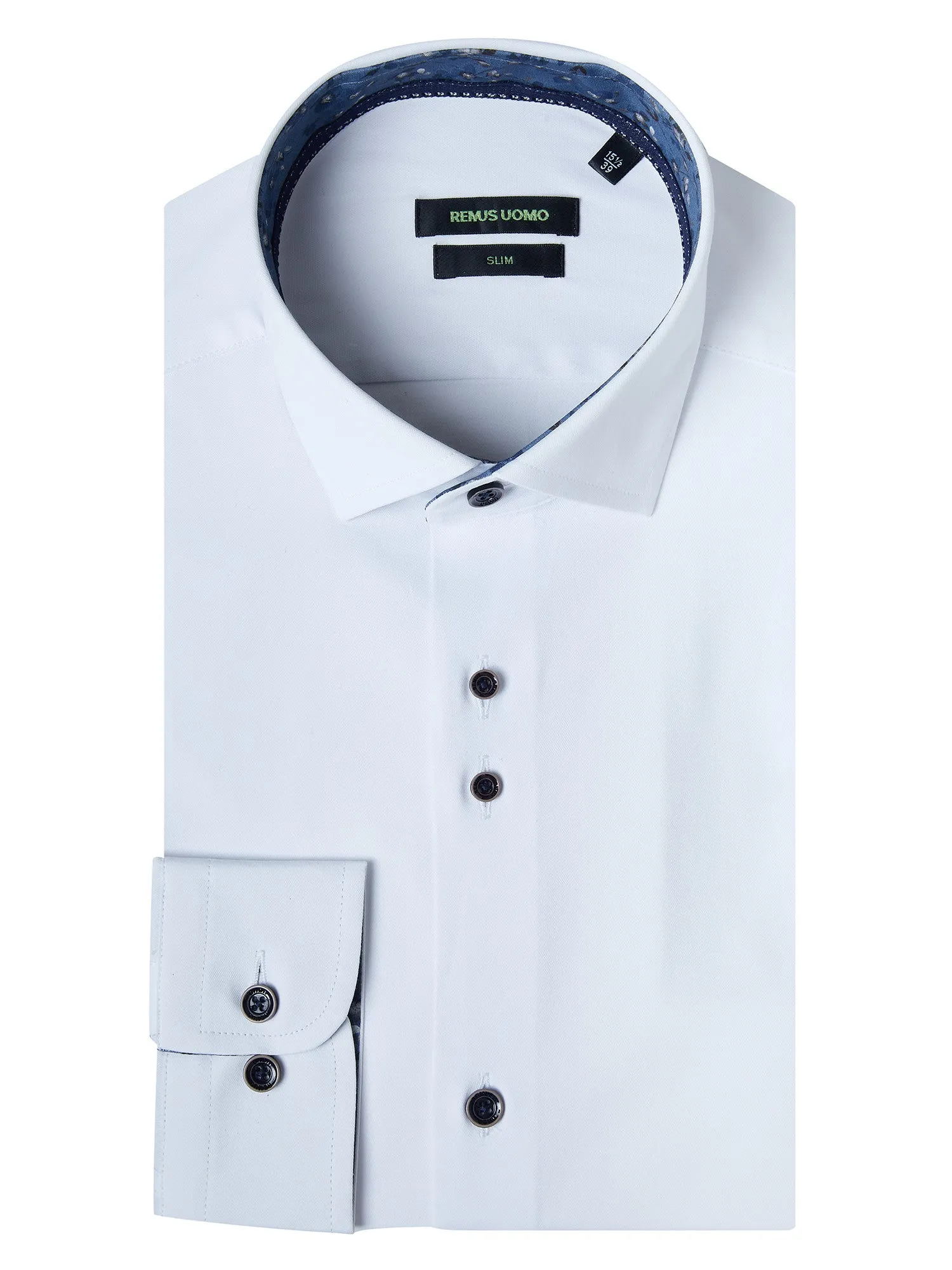 Remus Uomo Slim Fit Shirt Kirk-White