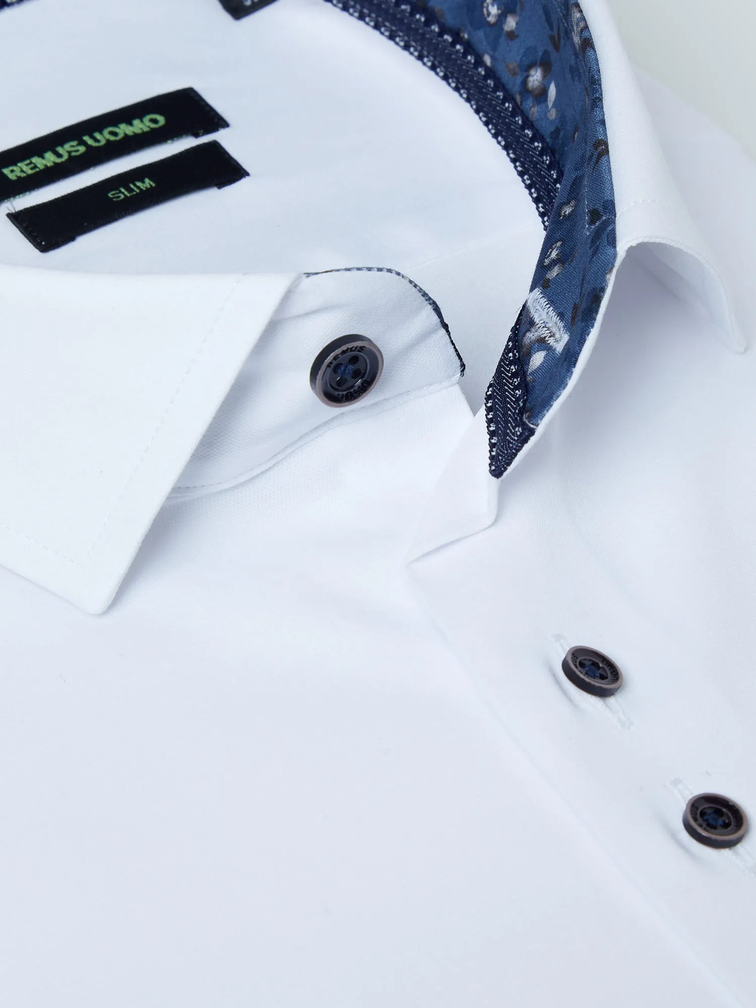 Remus Uomo Slim Fit Shirt Kirk-White