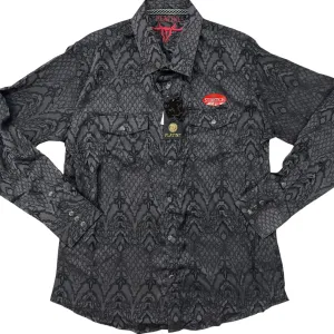 SALE-Digital Print Button Down