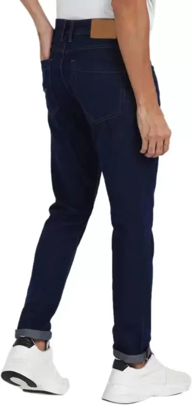 Slim Men Dark Blue Jeans