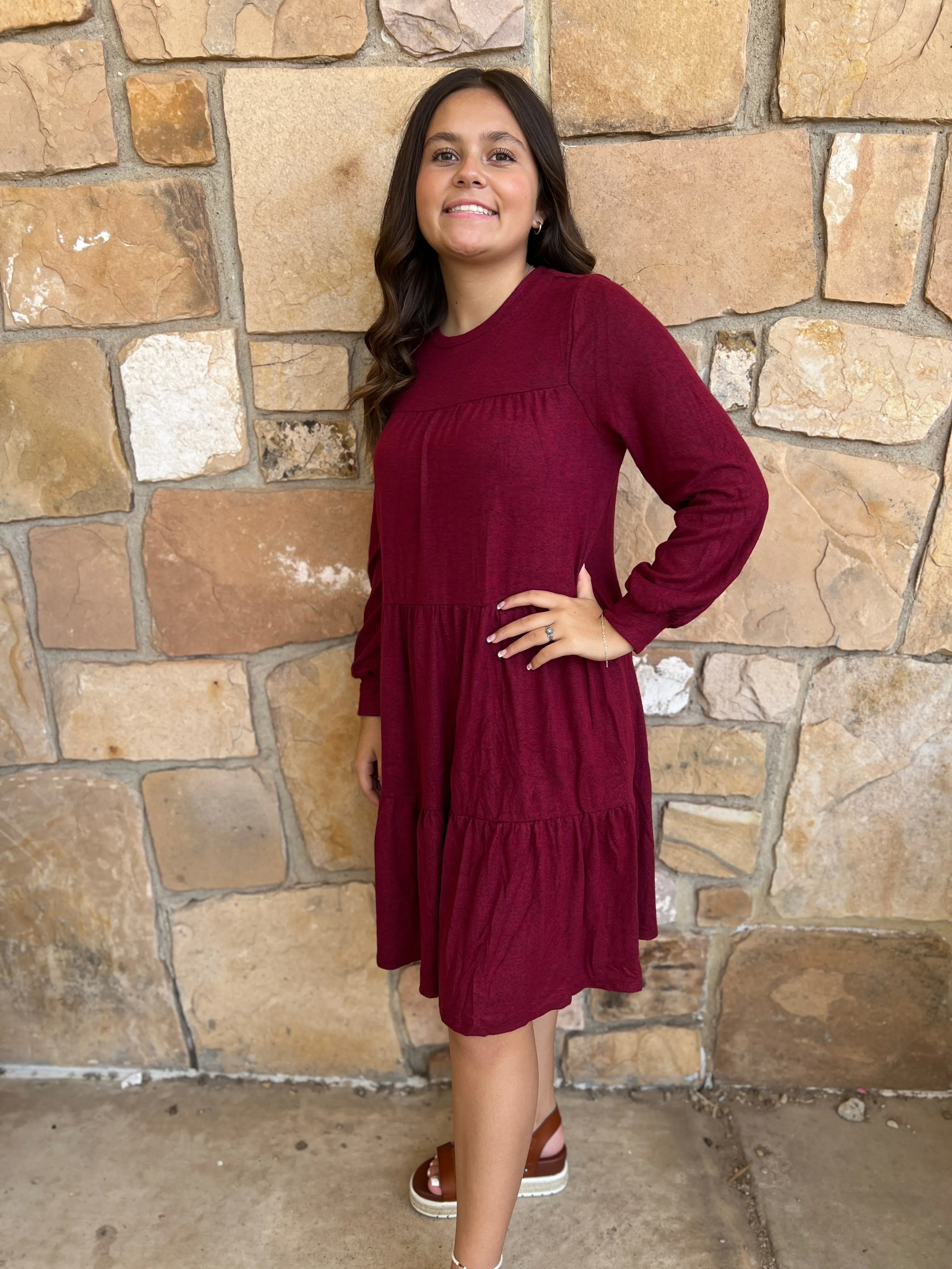 Still Be Here Layered Dress - 4 Colors