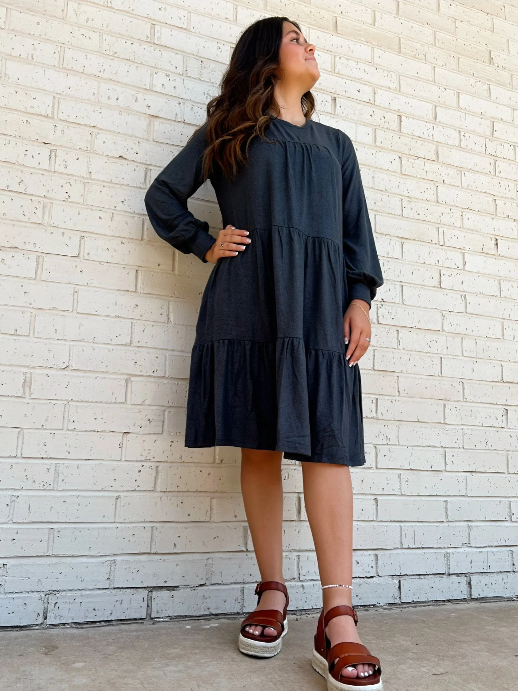 Still Be Here Layered Dress - 4 Colors