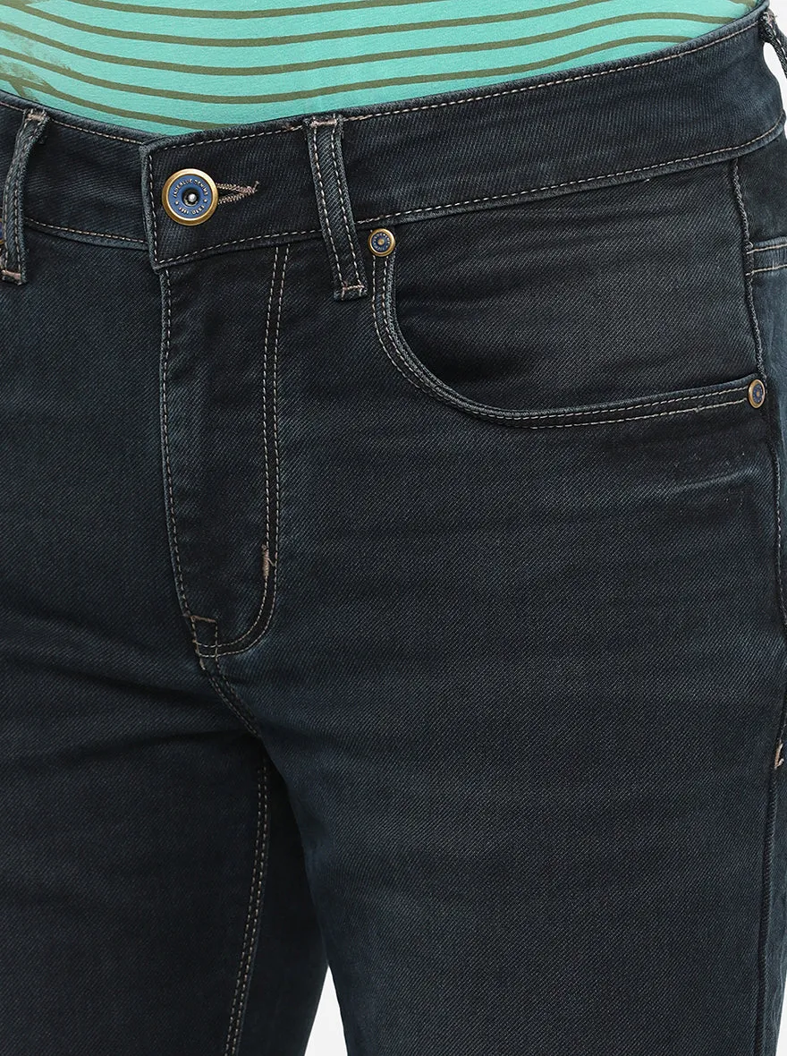 Tinted Green Washed Slim Fit Jeans | JadeBlue