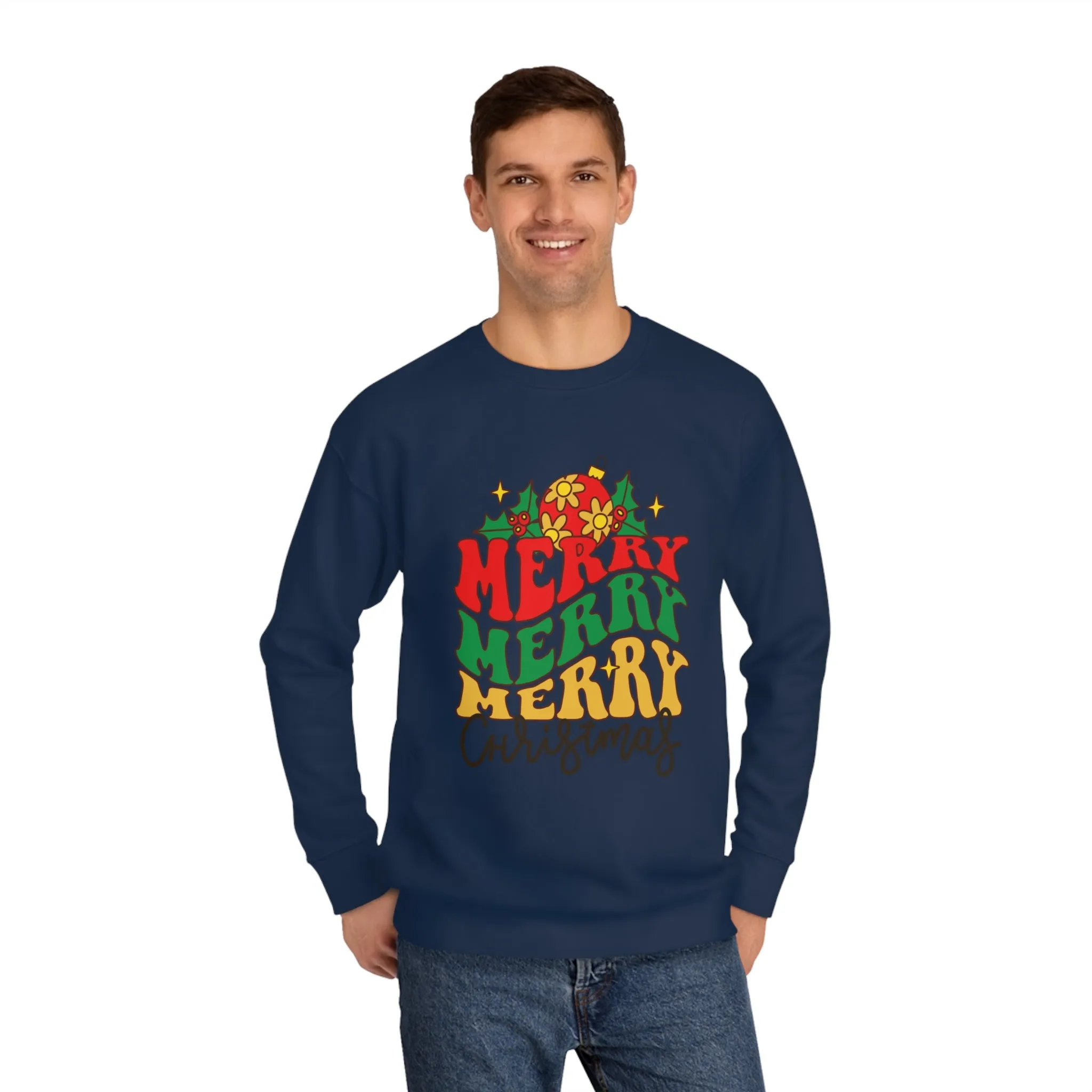 Unisex Merry Christmas Crew Sweatshirt
