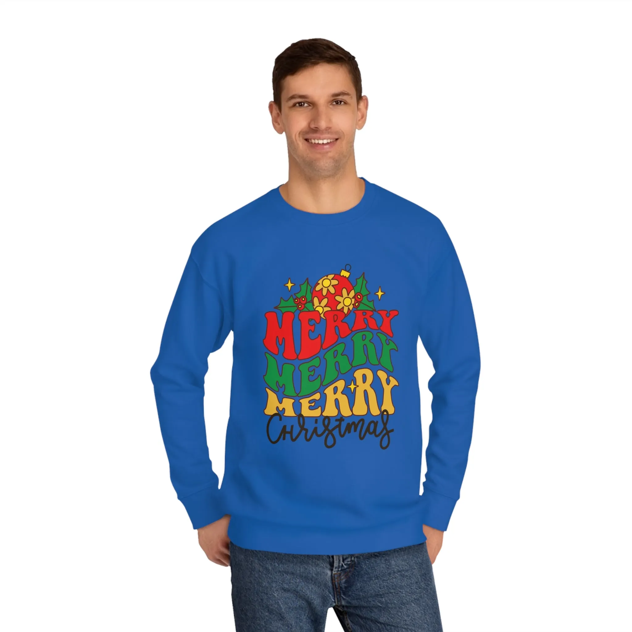 Unisex Merry Christmas Crew Sweatshirt