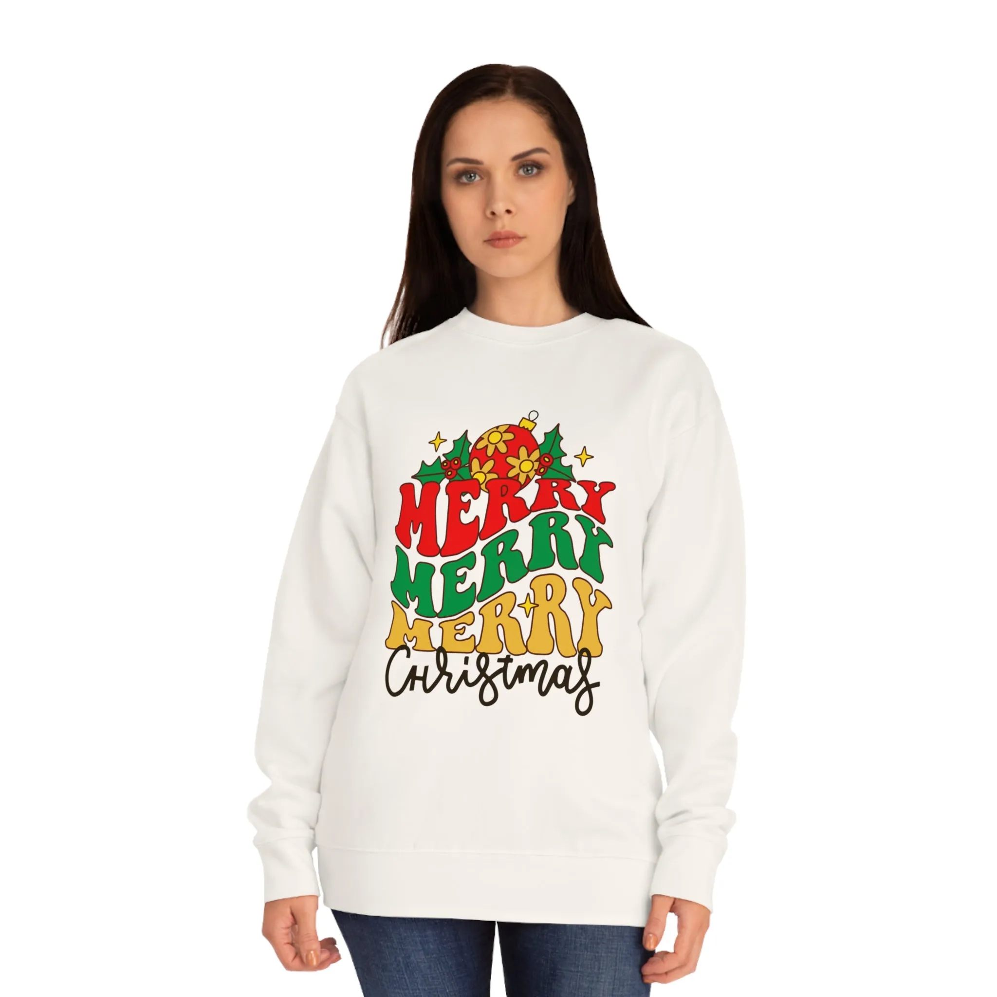 Unisex Merry Christmas Crew Sweatshirt