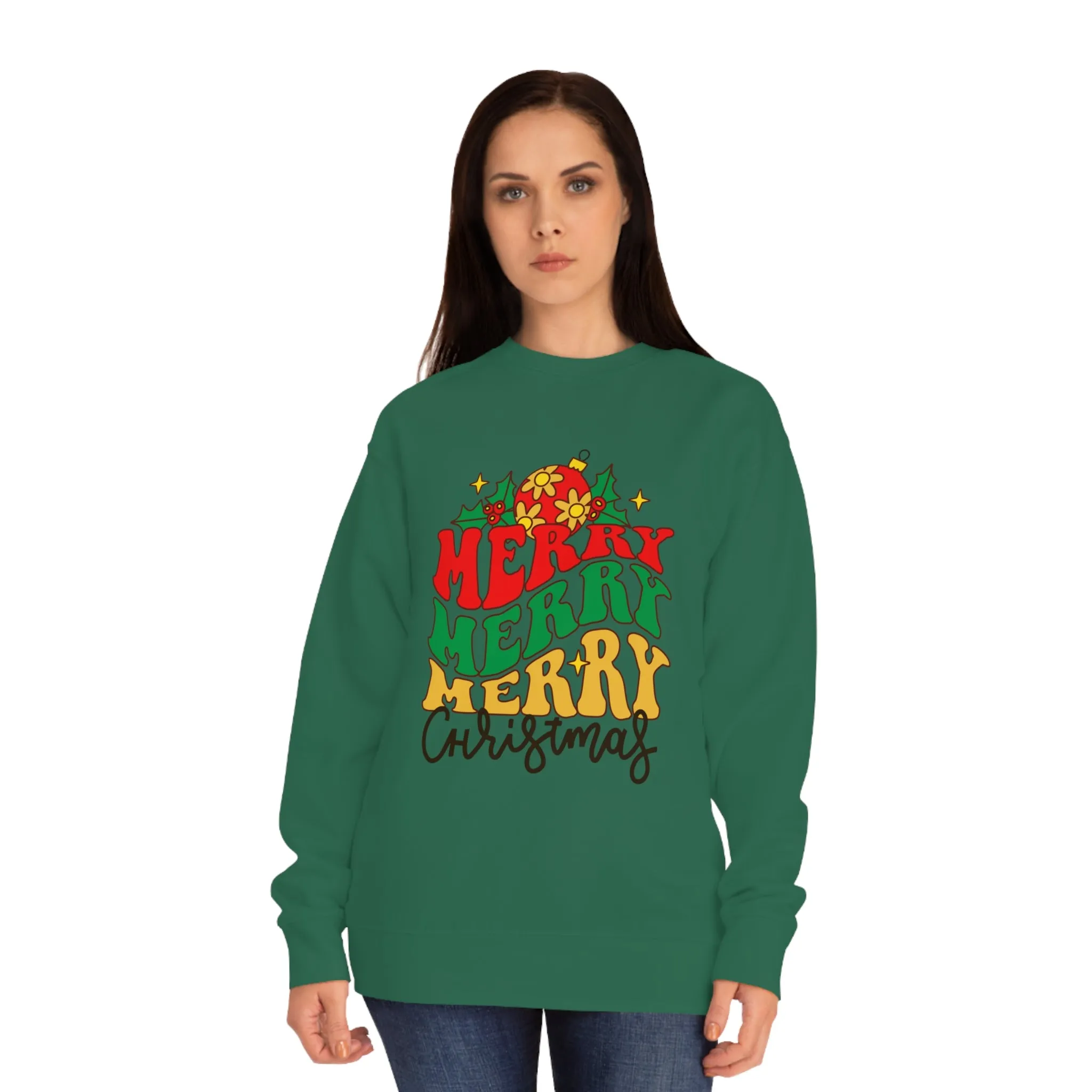Unisex Merry Christmas Crew Sweatshirt