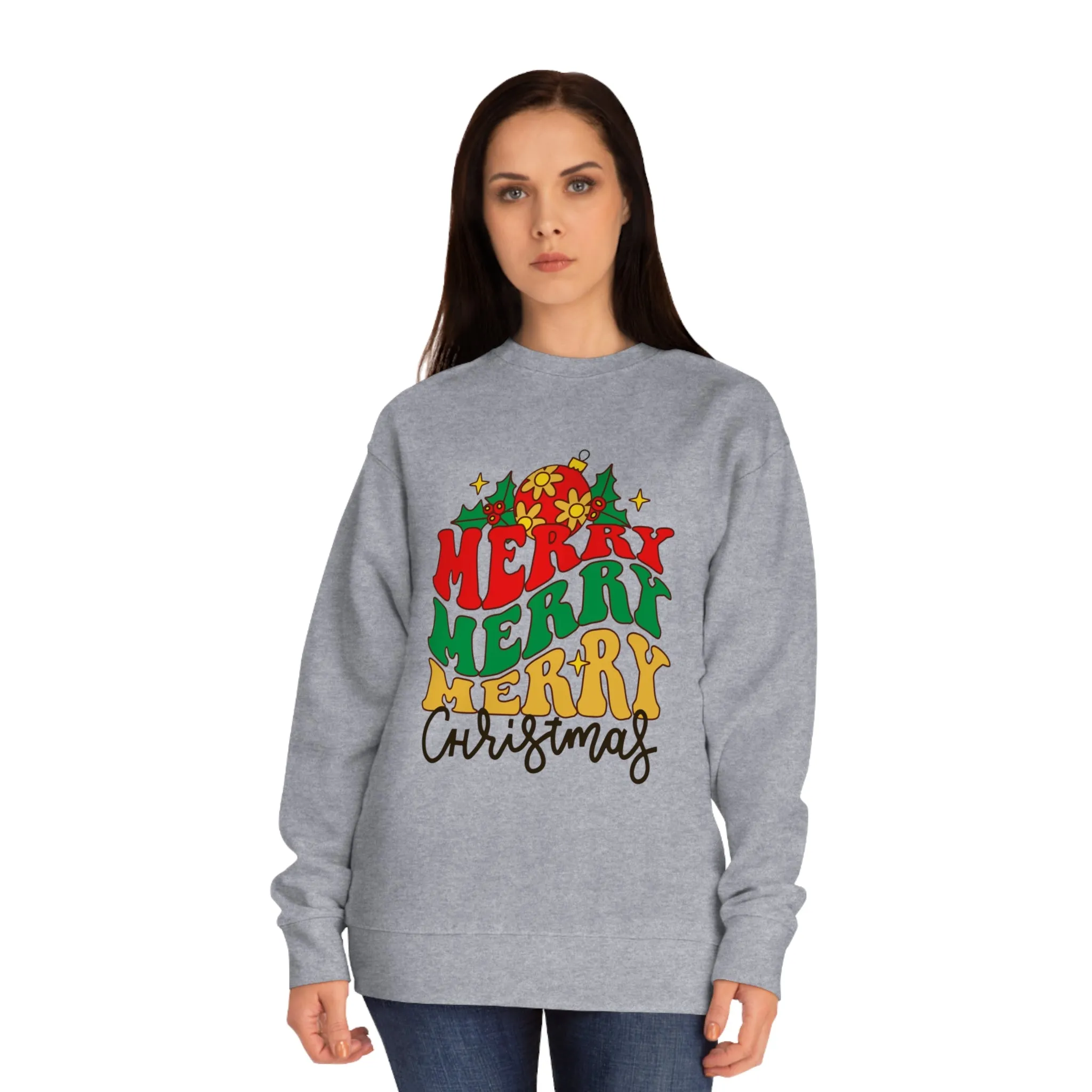 Unisex Merry Christmas Crew Sweatshirt