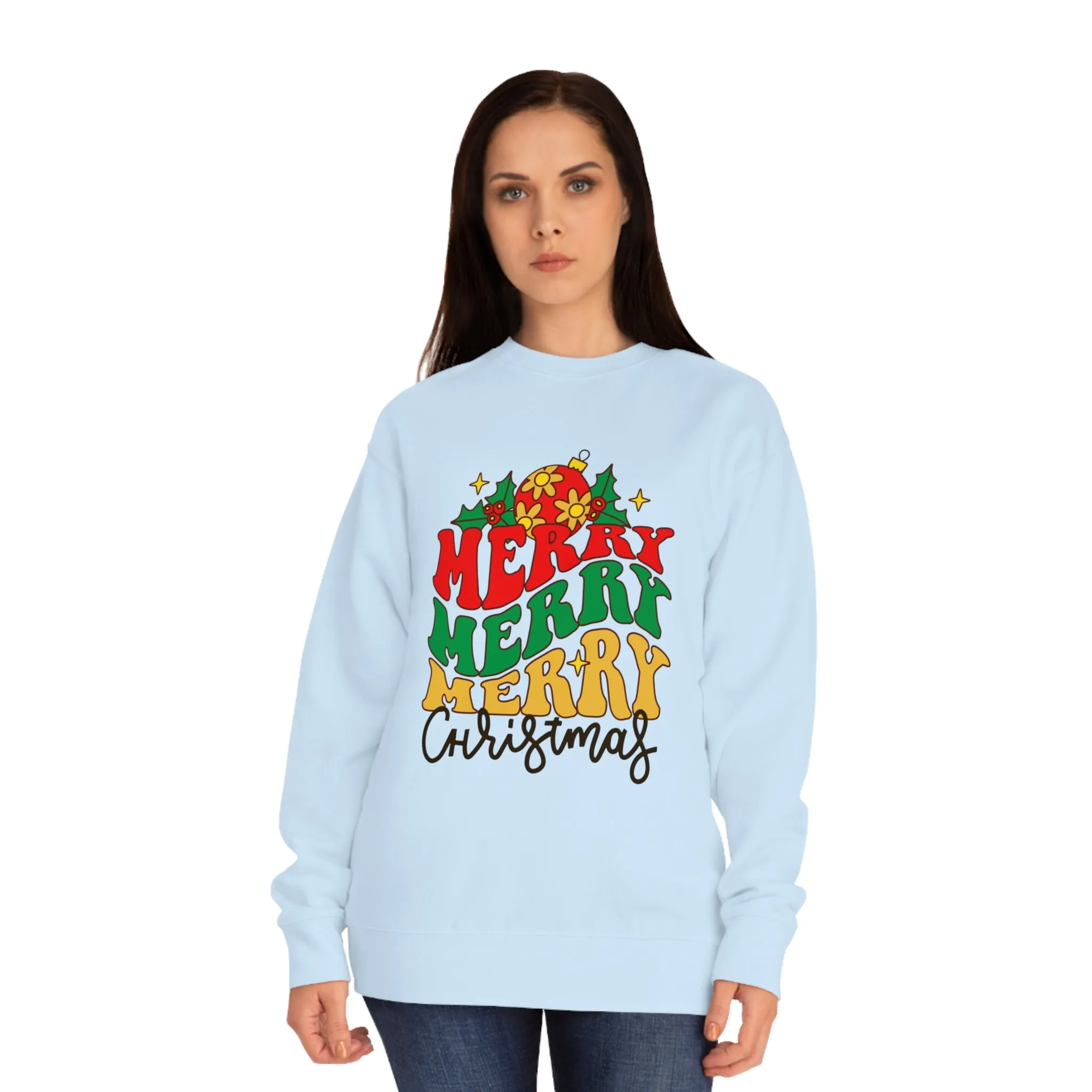 Unisex Merry Christmas Crew Sweatshirt