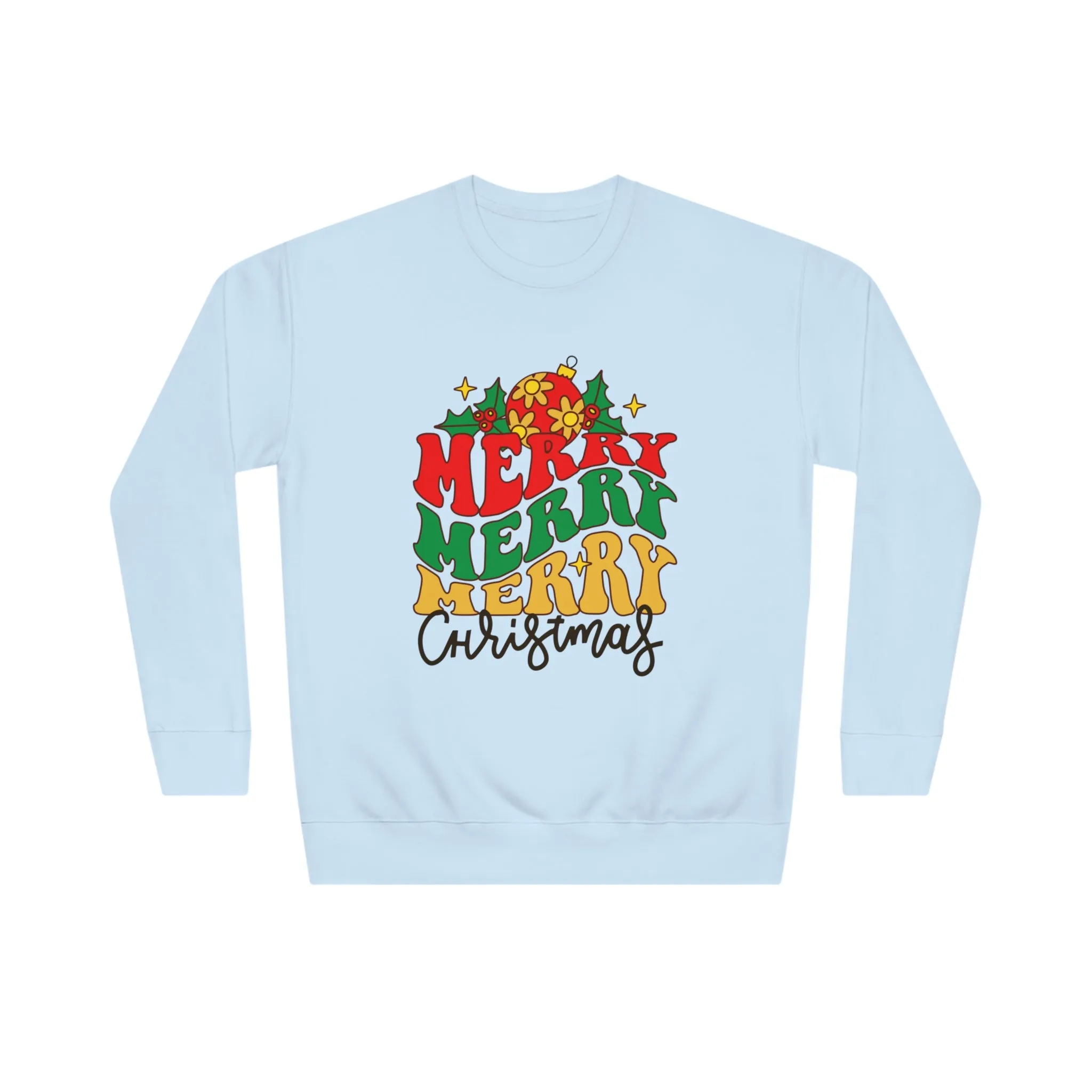 Unisex Merry Christmas Crew Sweatshirt