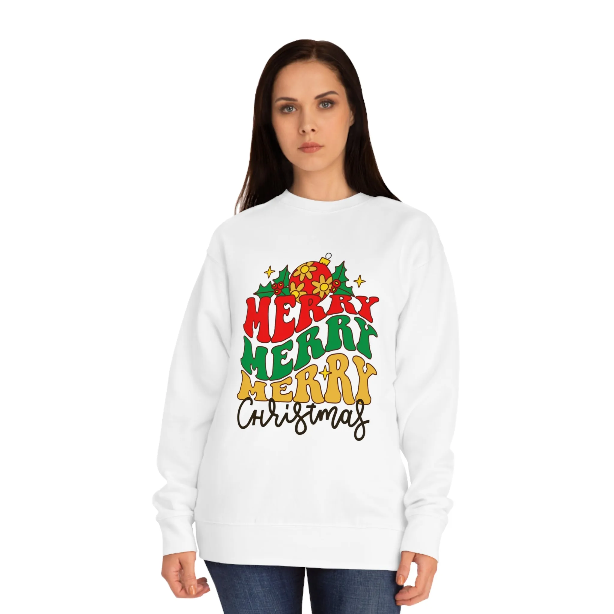 Unisex Merry Christmas Crew Sweatshirt